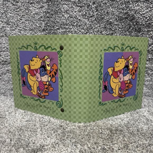 Disney Winnie the Pooh Tigger Photo Album 4"x6" 2-Ring Binder VIntage 90s 2000 - Picture 3 of 15